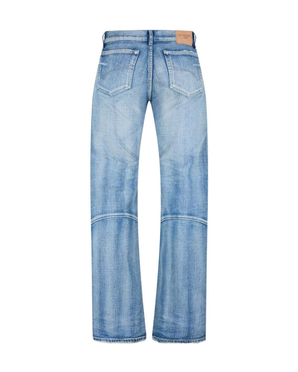 Balenciaga Blue Bal Low-Waist Jean for men