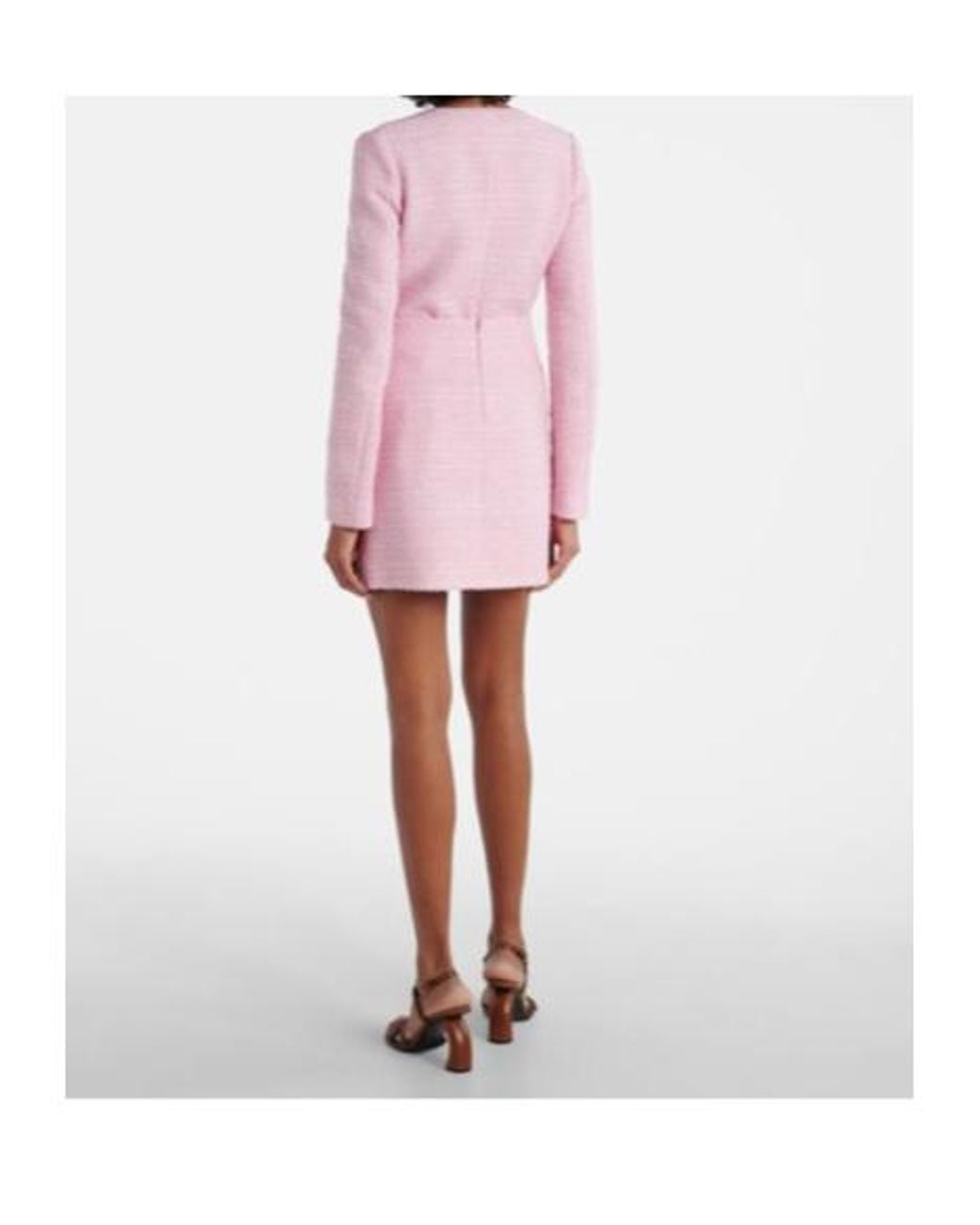 Giambattista Valli Pink Tweed Miniskirt
