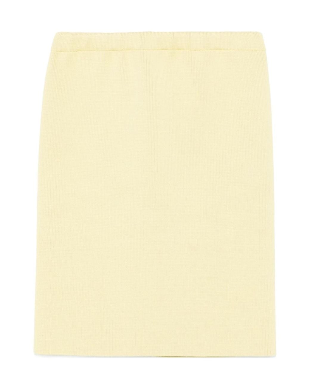 Philosophy Di Lorenzo Serafini Yellow Midi Skirt
