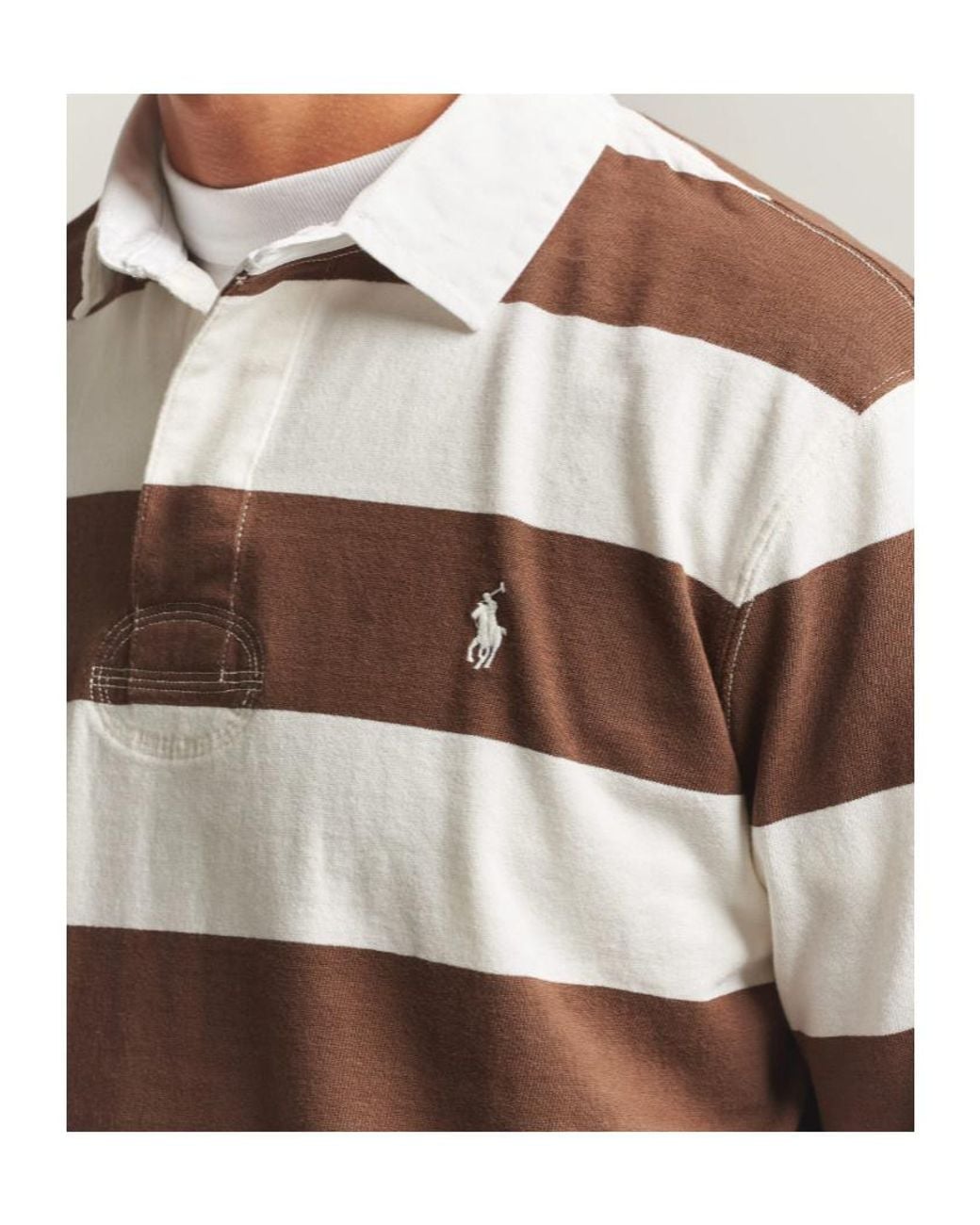 Polo Ralph Lauren Multicolor Striped Long Sleeve Polo Shirt for men
