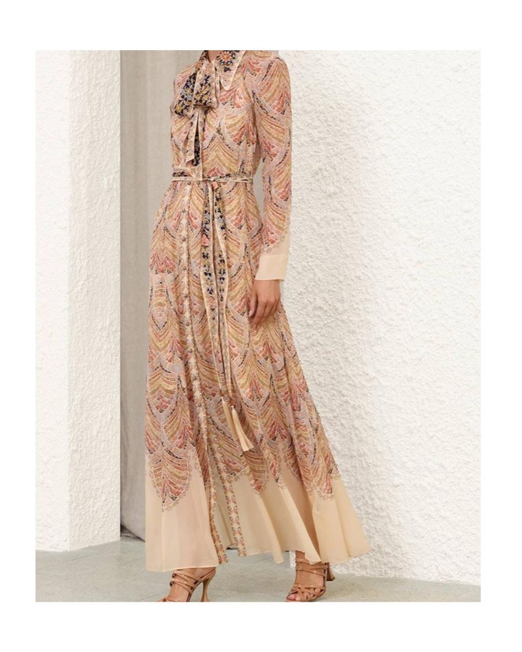 Zimmermann Natural Valiant Shirt Dress