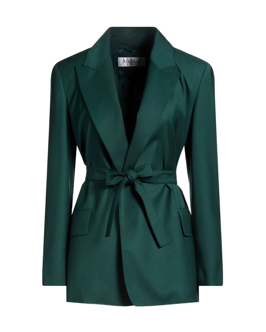 Max Mara Green Minimalist Blazer