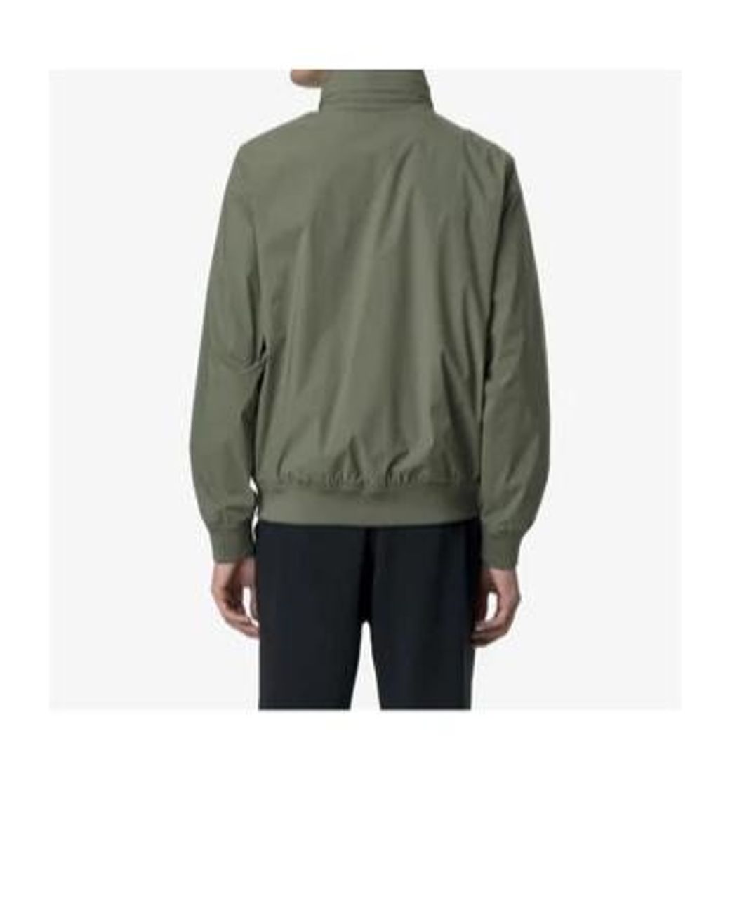 K-Way Green Amaury Zip-Up Jacket for men