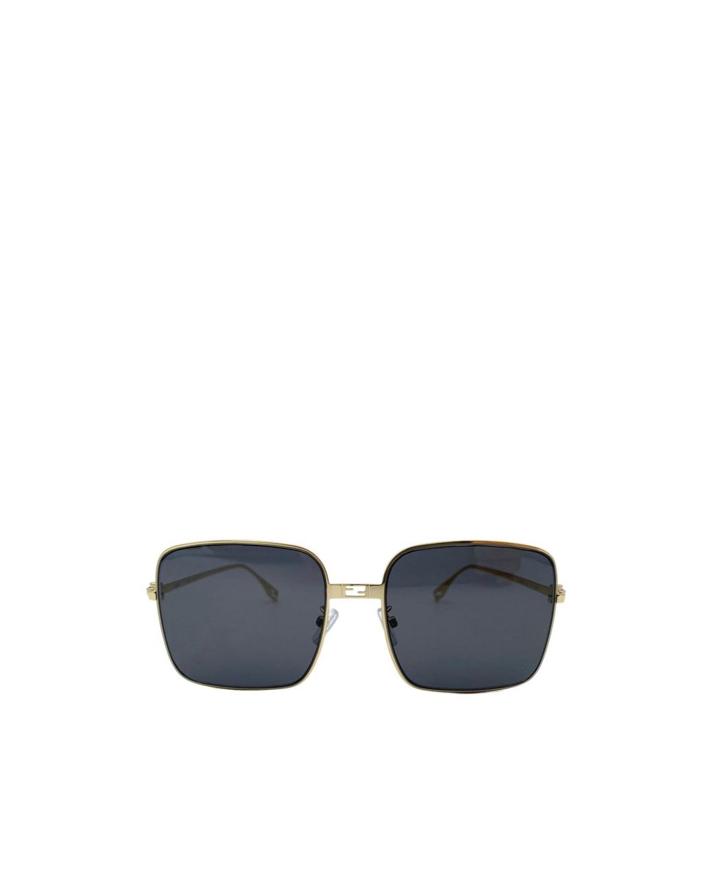 Fendi Blue Eyewear Square Frame Sunglasses
