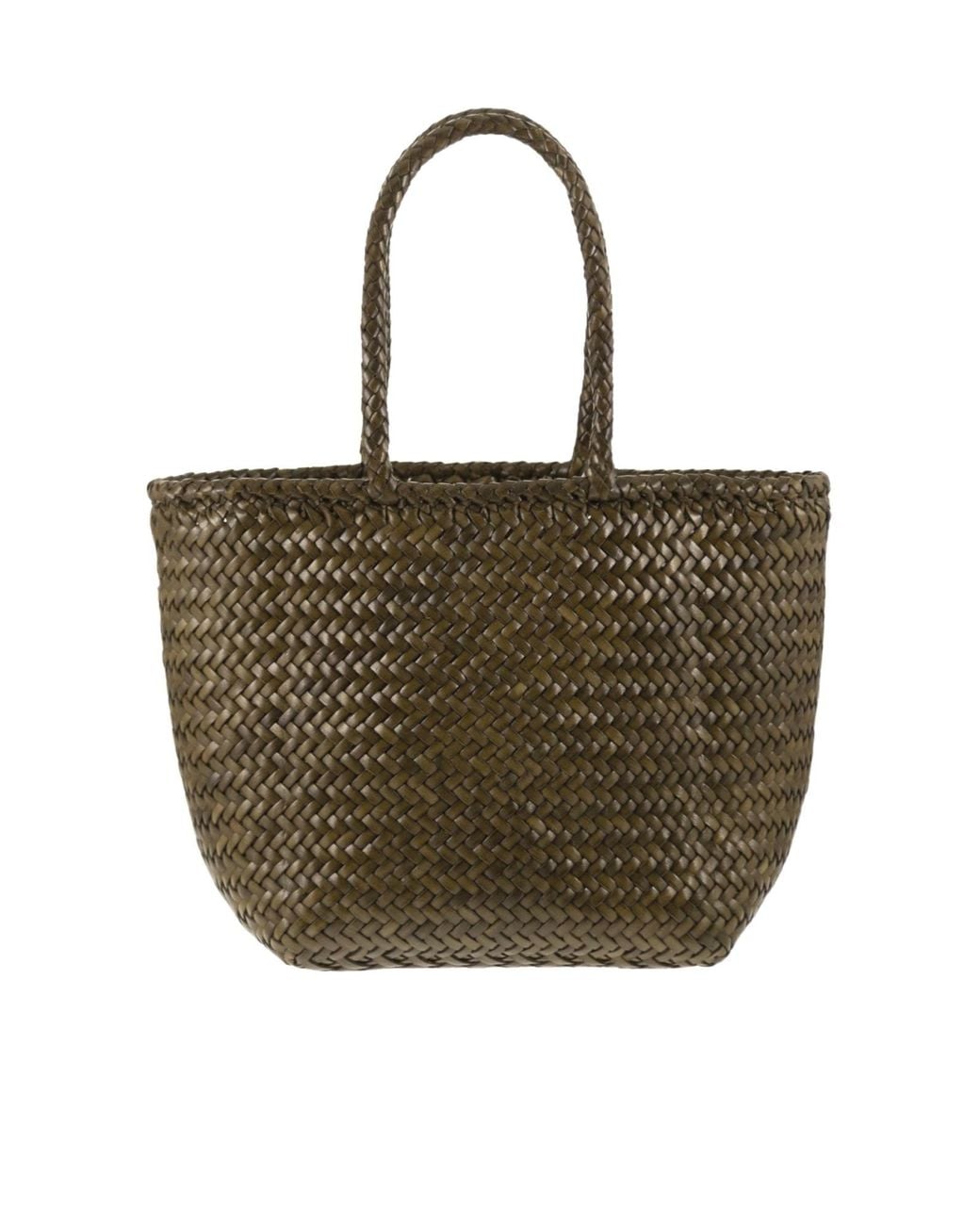 Dragon Diffusion Green Grace Small Basket Bag