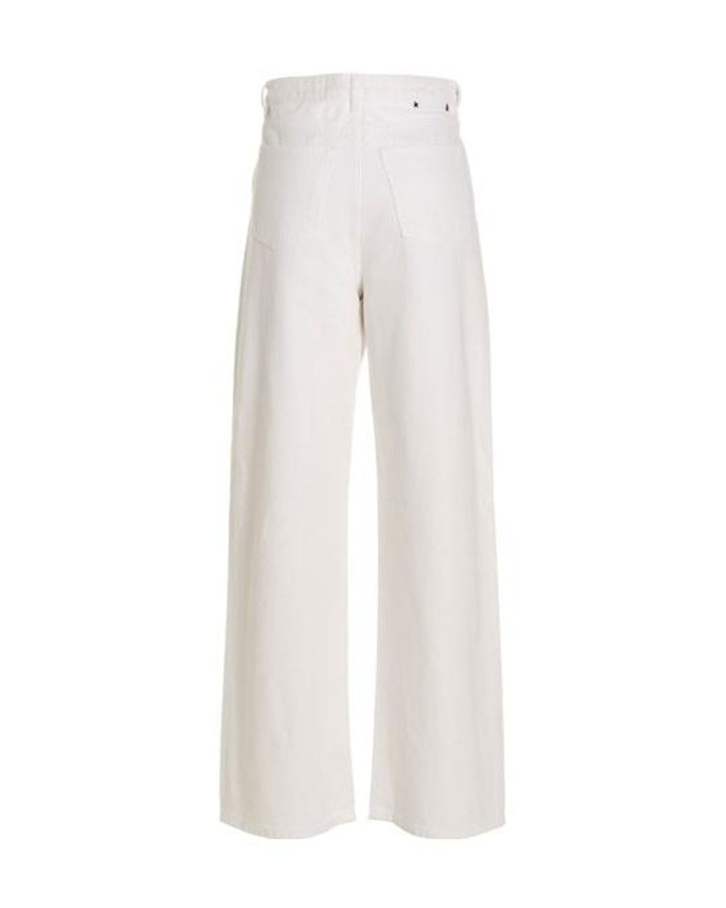 Golden Goose Deluxe Brand White Wide-Leg Jeans