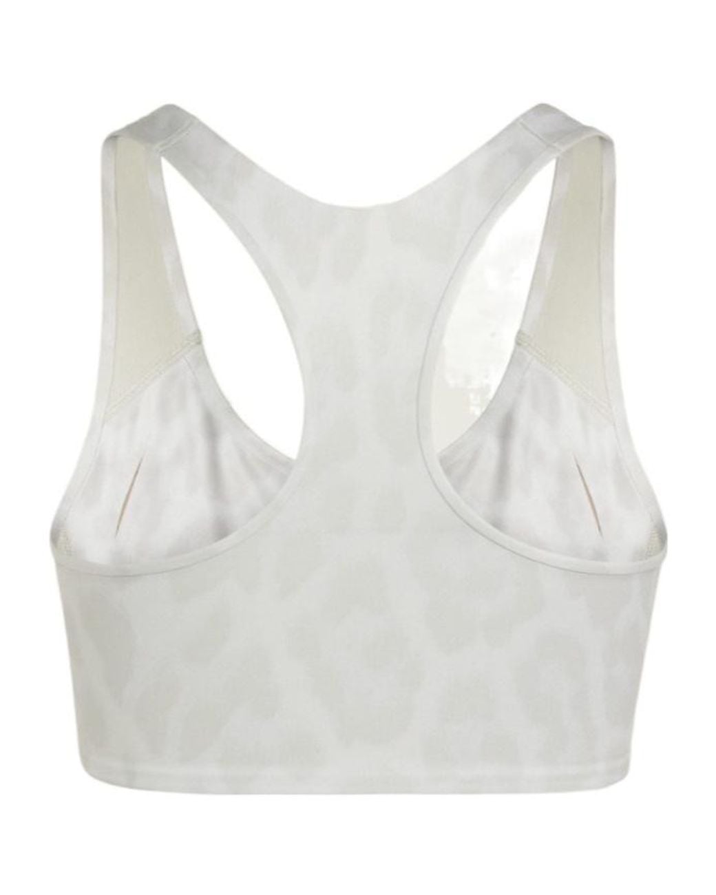 Adidas By Stella McCartney White Logo-Print Sports Bra