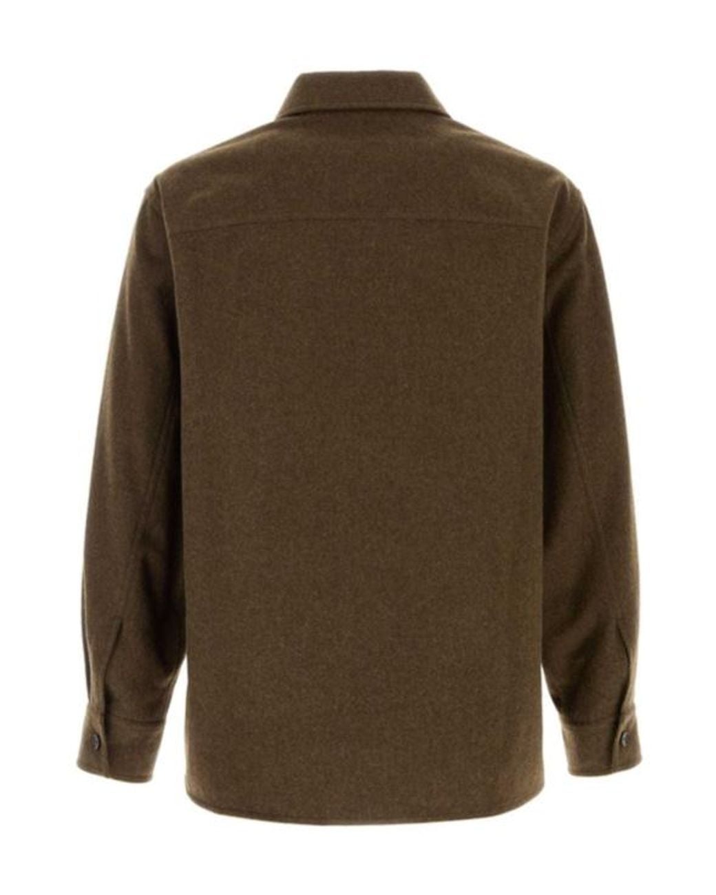 Jil Sander Green Outer Shirt Overshirt for men