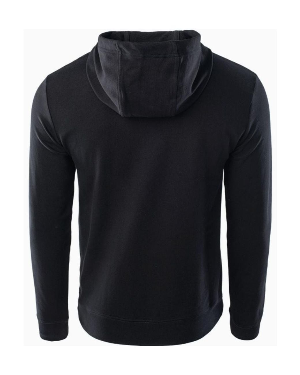 EA7 Blue Logo-Print Pullover Hoodie for men