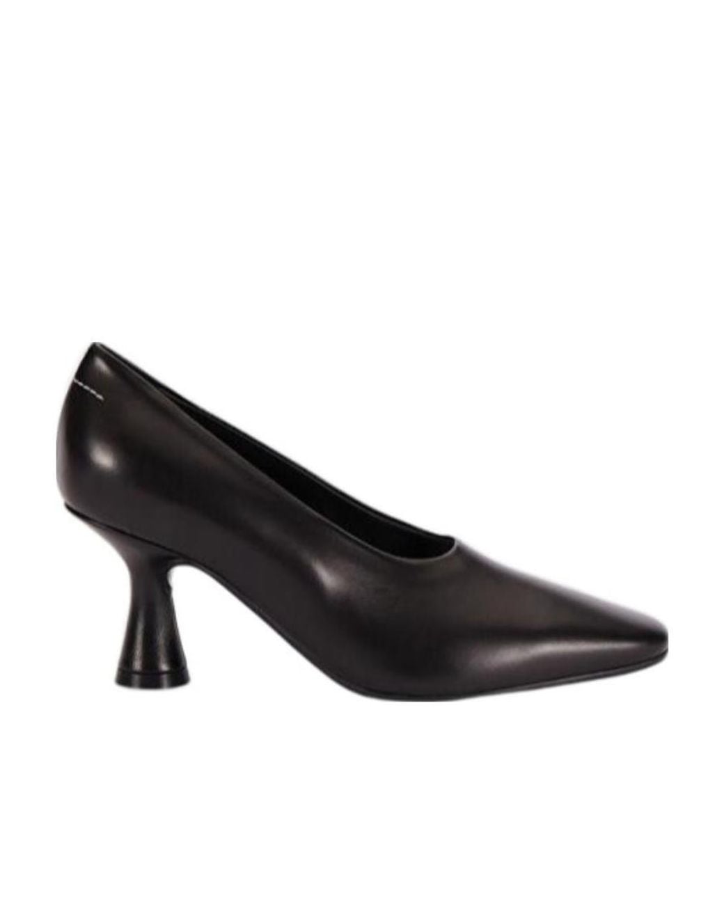 MM6 by Maison Margiela Black Almond Toe Pumps