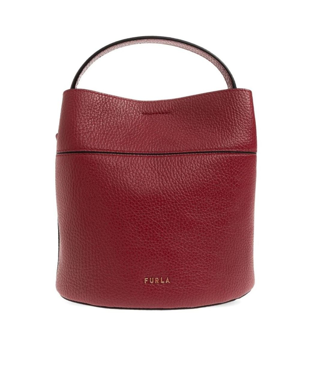 Furla Red Amelia バケットバッグ