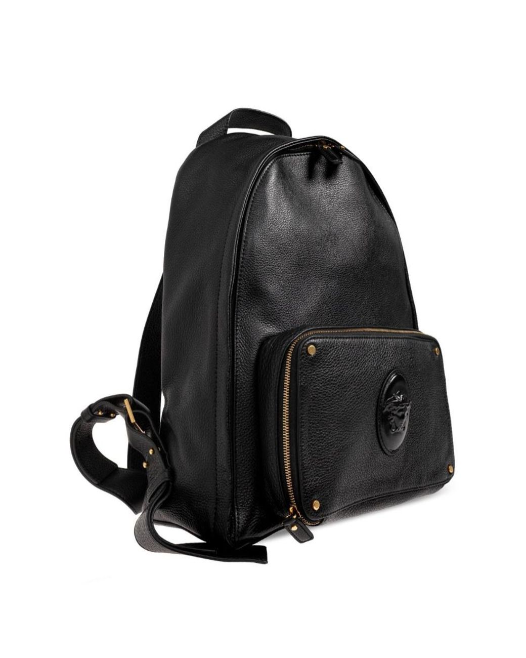 Versace Black Lou Medusa Backpack for men