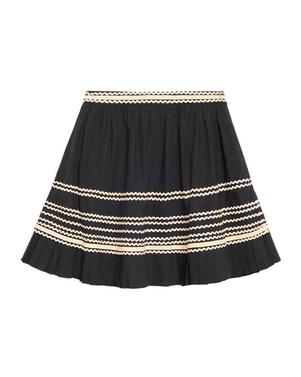 Ulla Johnson Black Adaleigh Mini Skirt