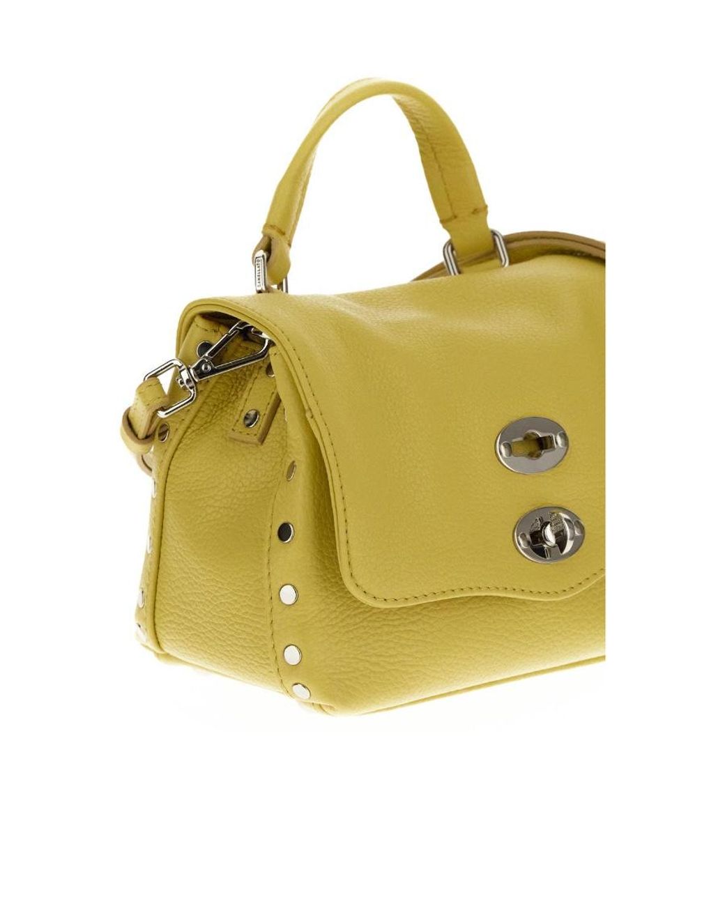 Zanellato Yellow Logo Shoulder Bag