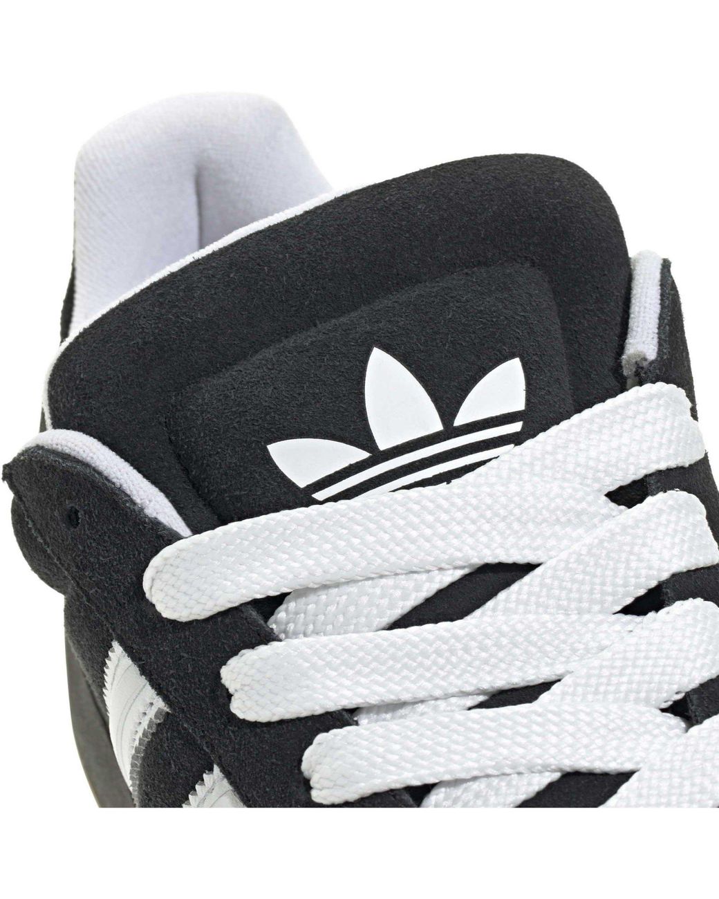 Adidas Originals Black Low-Top Suede Sneakers for men