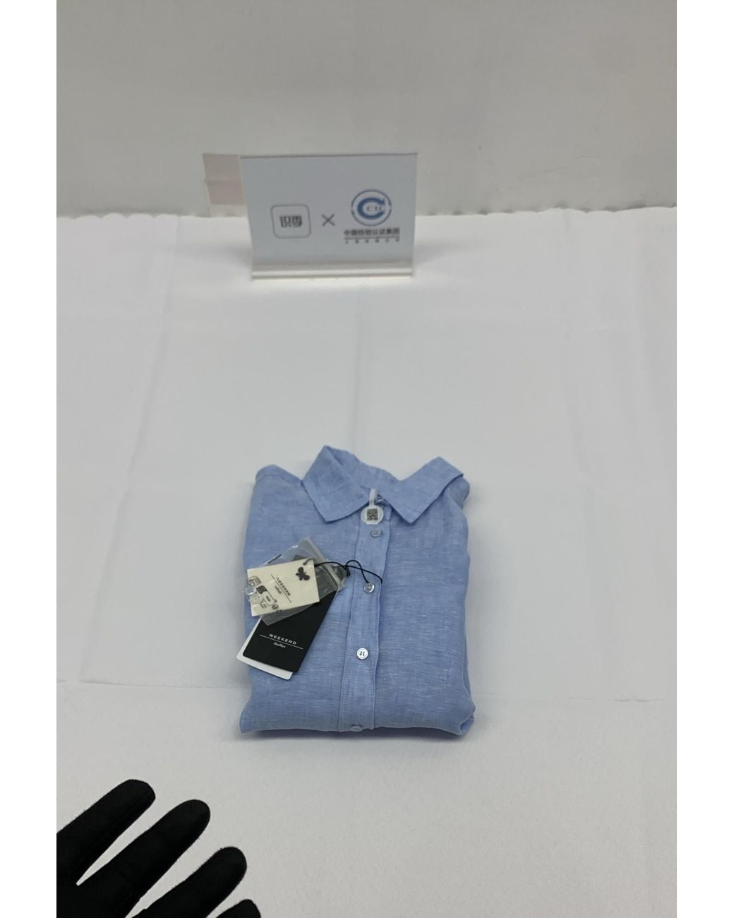 Weekend by Maxmara Blue Classic Straight Fit Shirt