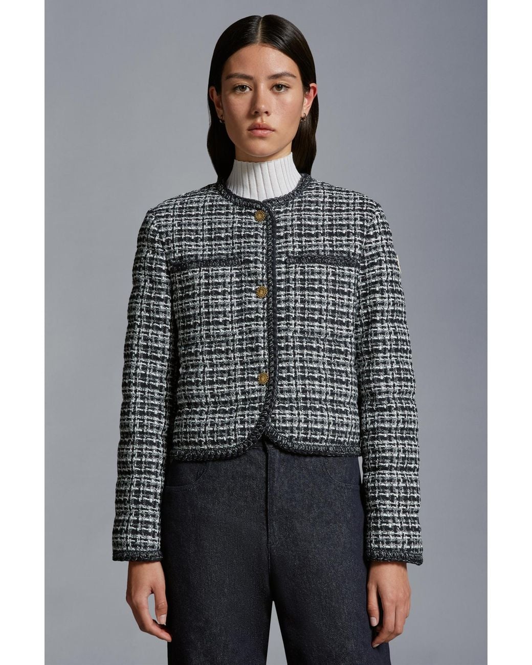Moncler Black Eliadi Short Down Jacket