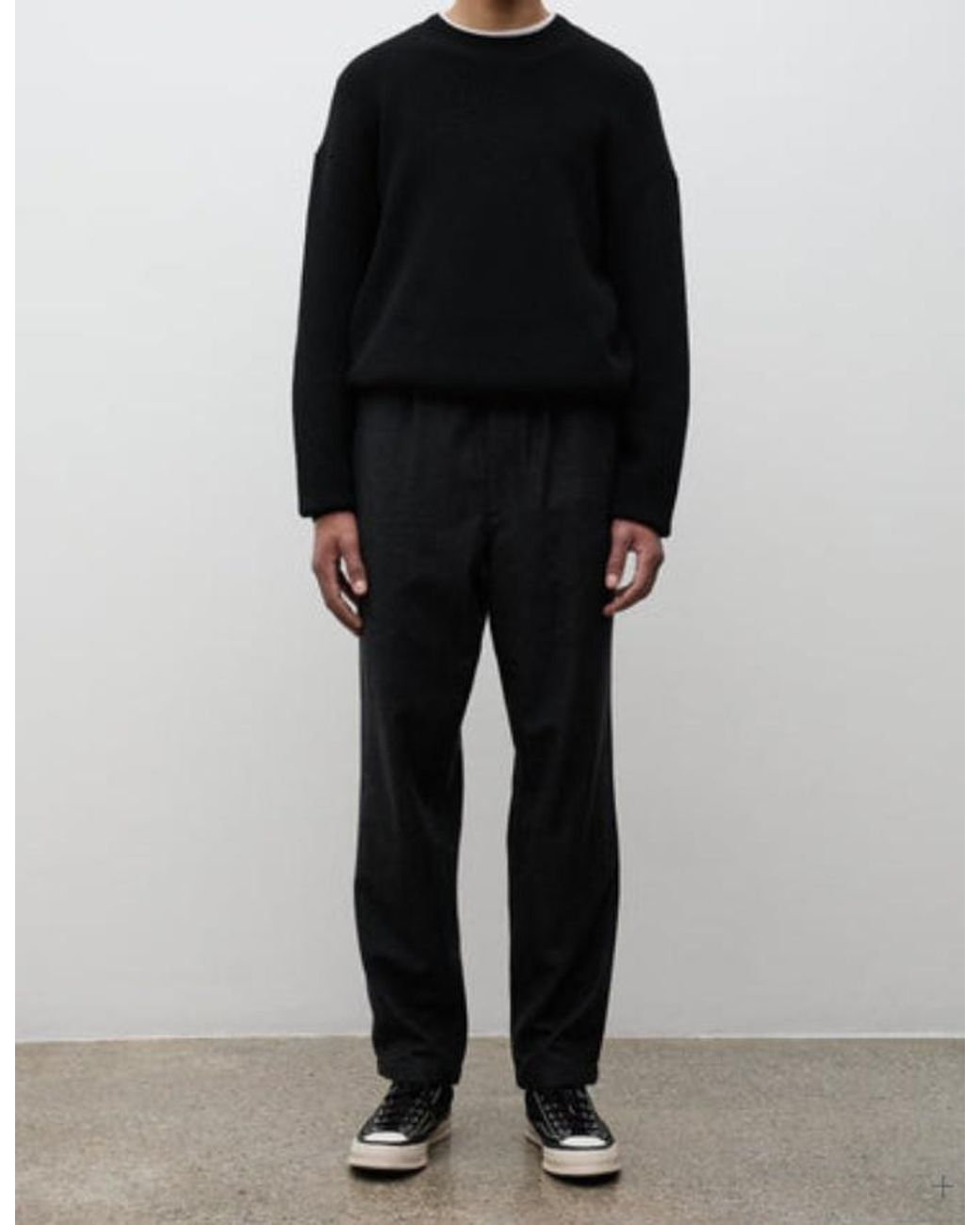 Norse Projects Black Trysil Regular Wool Pants for men