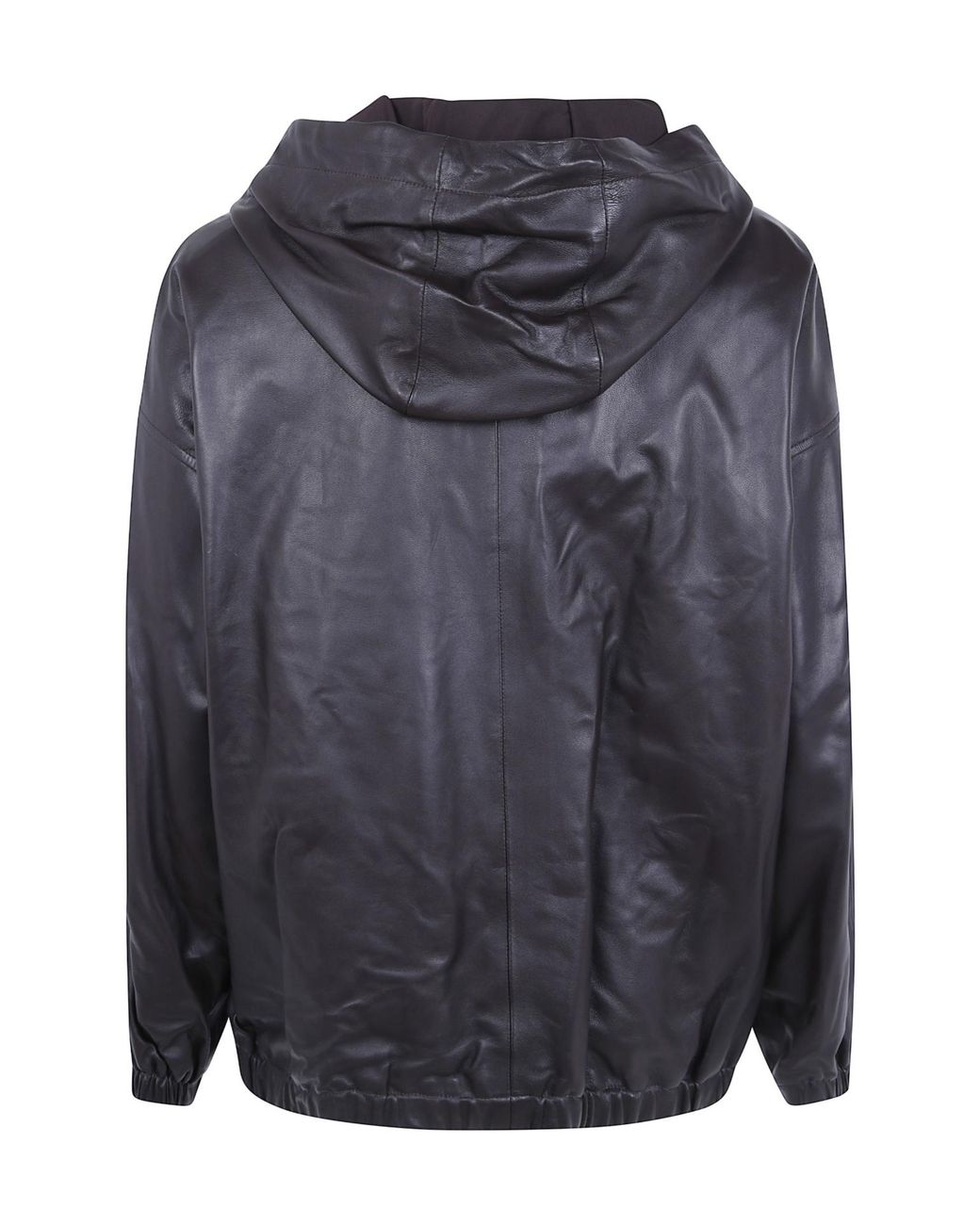 Arma Black 'Guisy' Lamb Easy Jacket