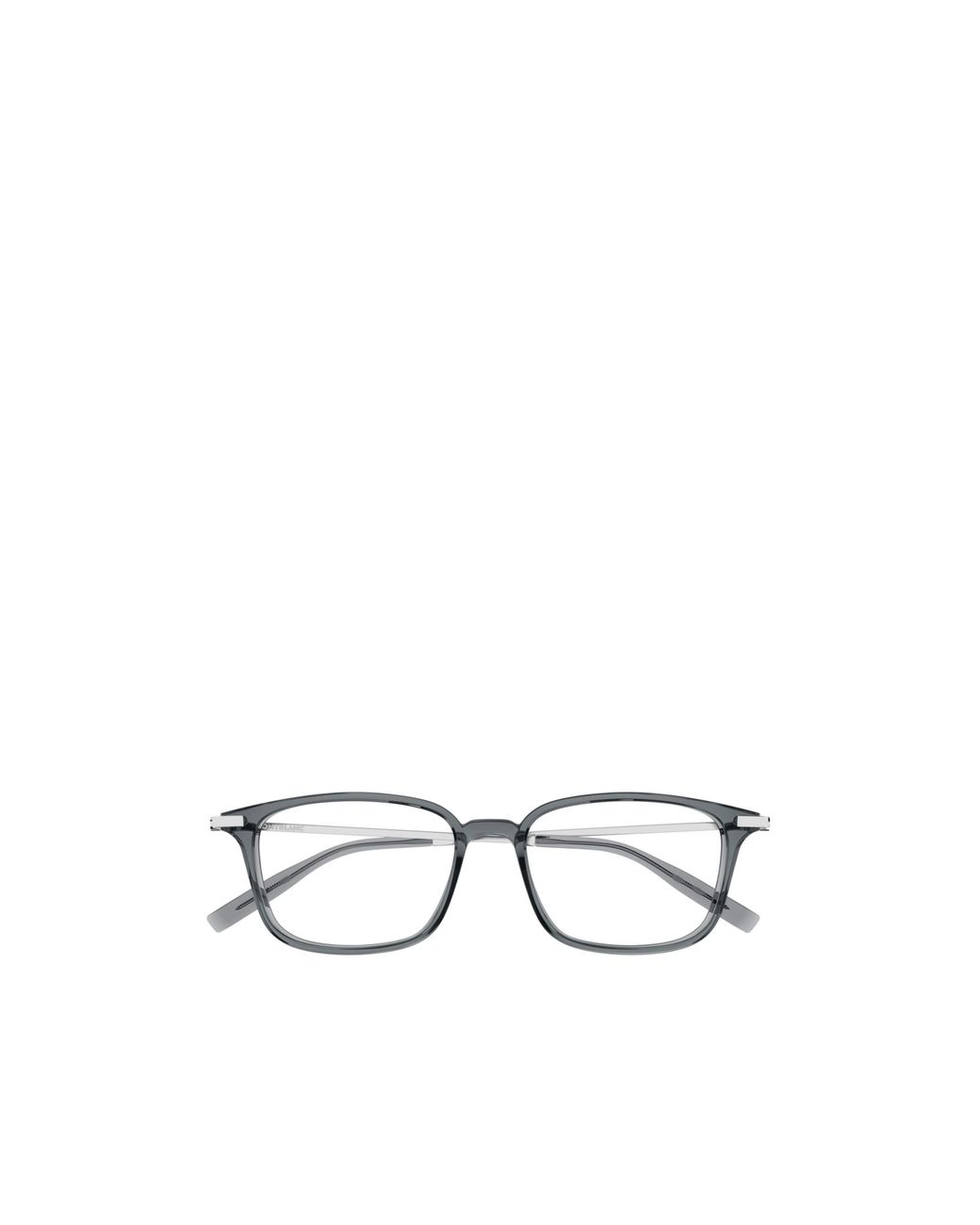 Montblanc White Eyewear Rectangular Frame Glasses for men