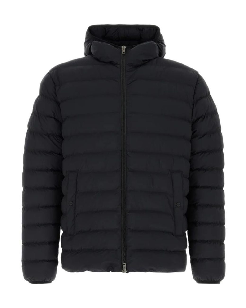 Herno Blue Stretch Nylon Jacket for men
