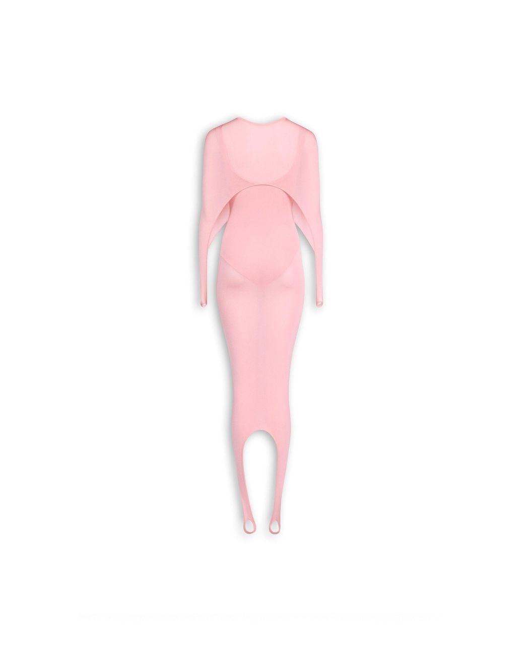 Alaïa Pink Tension Draped Midi Dress