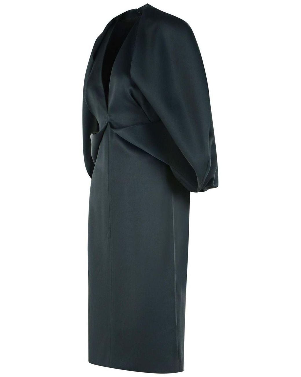 Khaite Black Midi Dress
