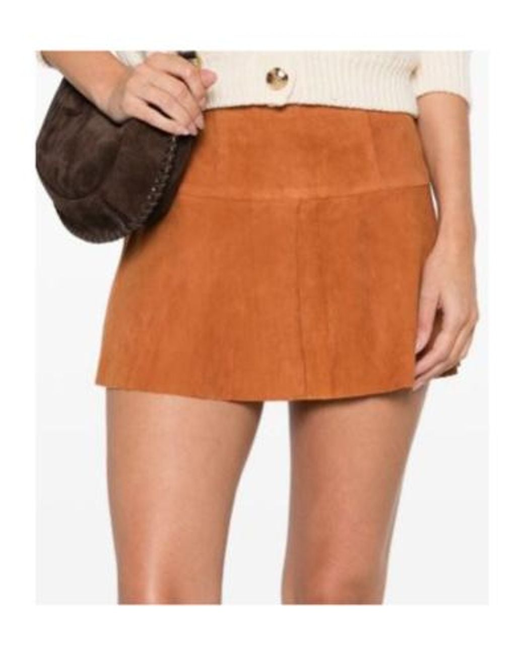 Isabel Marant Brown Suede Skirt