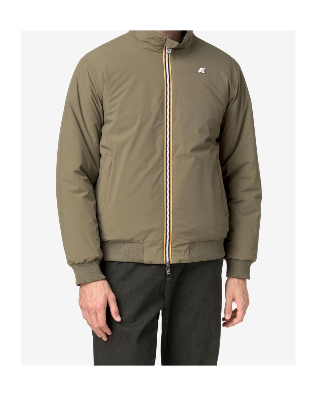 K-Way Green Arsene St Warm Double Jacket for men