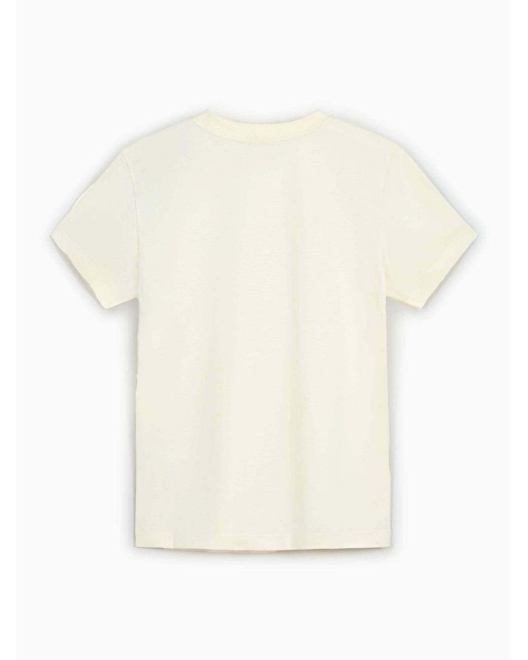 Moncler White Logo Patch Crewneck T-Shirt