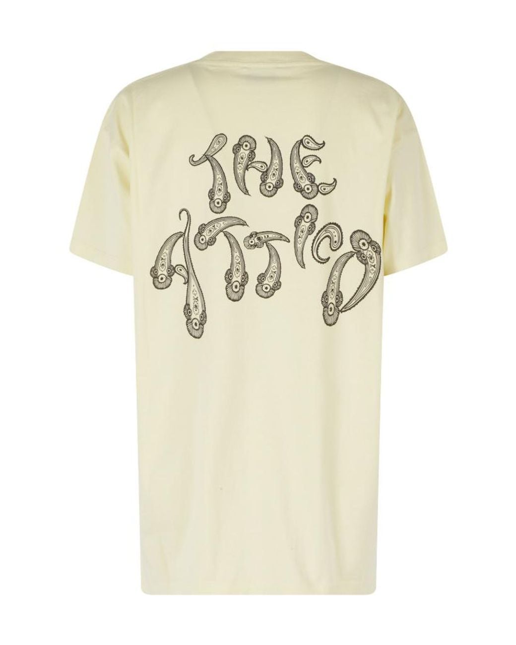 The Attico White Crew Neck T-Shirt