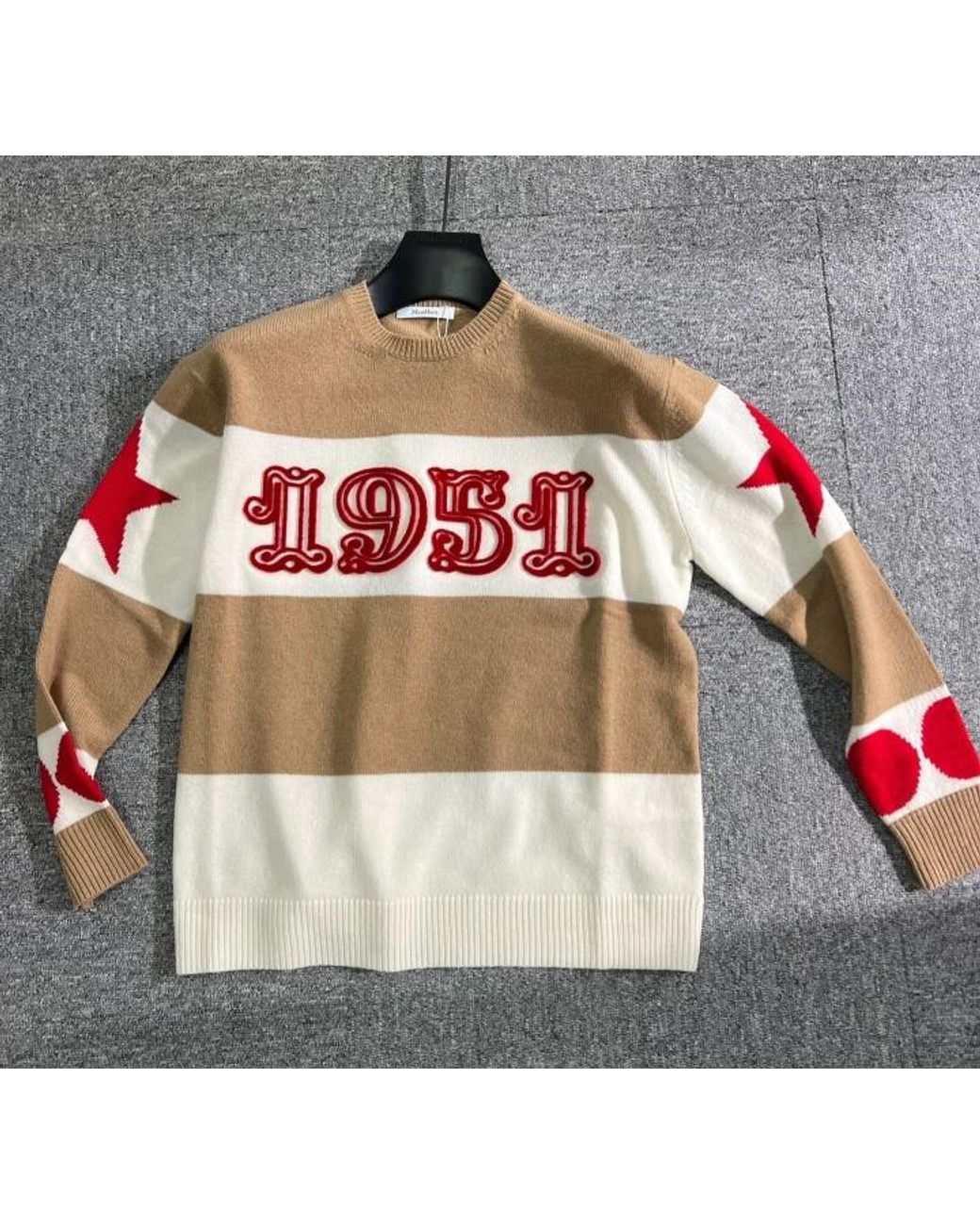 Max Mara Red Long-Sleeved Sweater