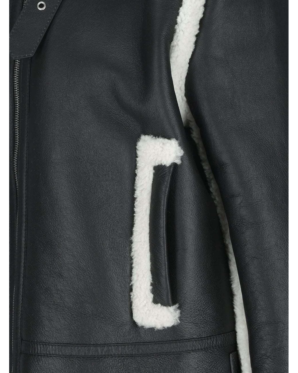 Loewe Black Shearling Jacket