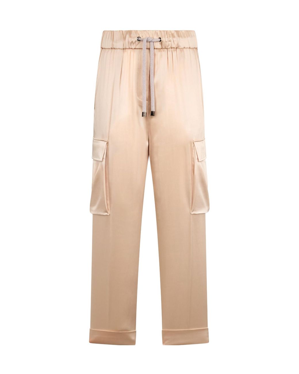 Peserico Natural Drawstring Cargo Pants