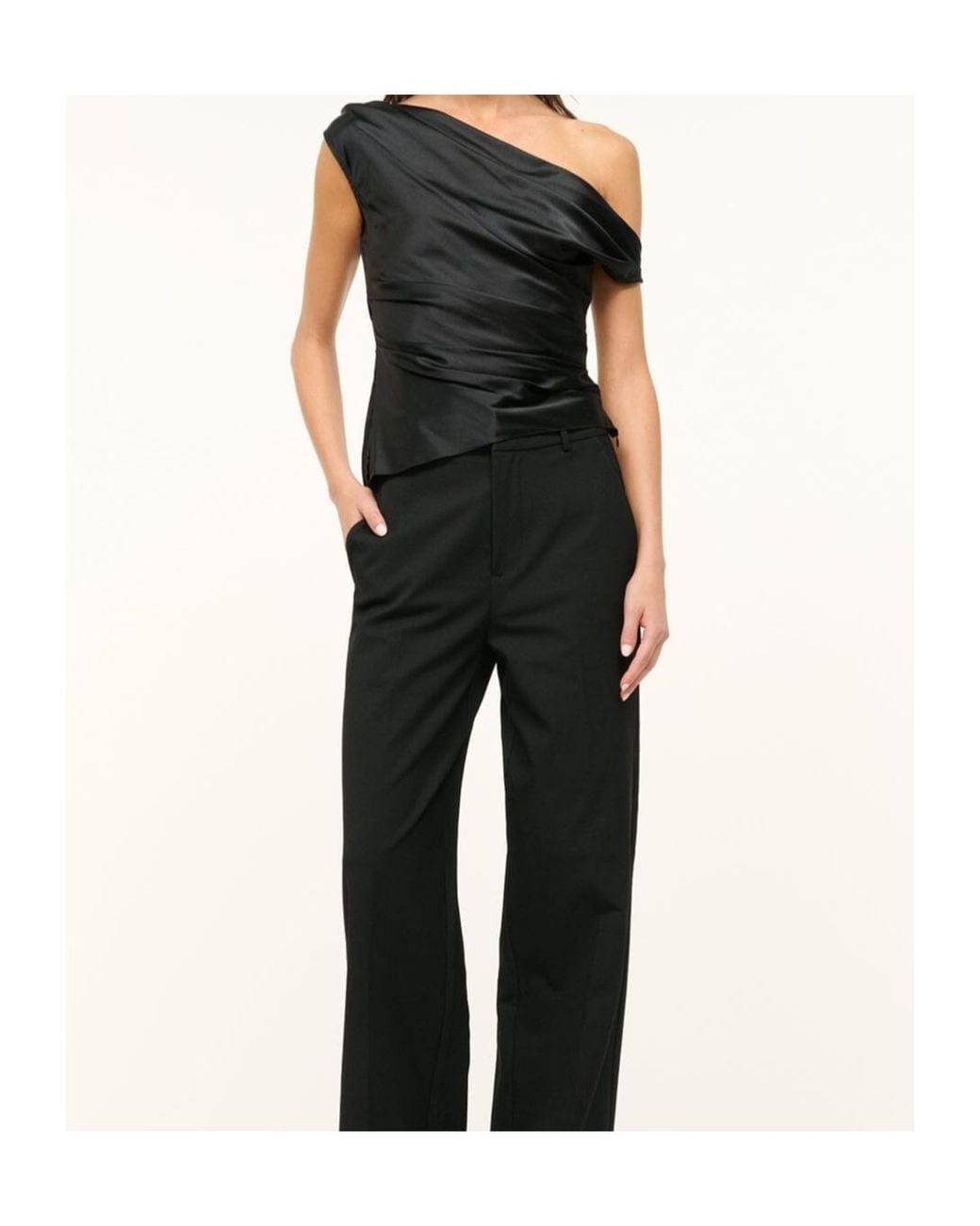 Staud Black Phare Top