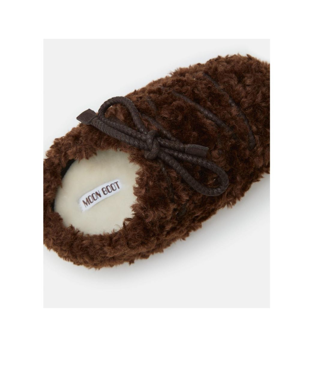 Moon Boot Brown Evx Curly Mules