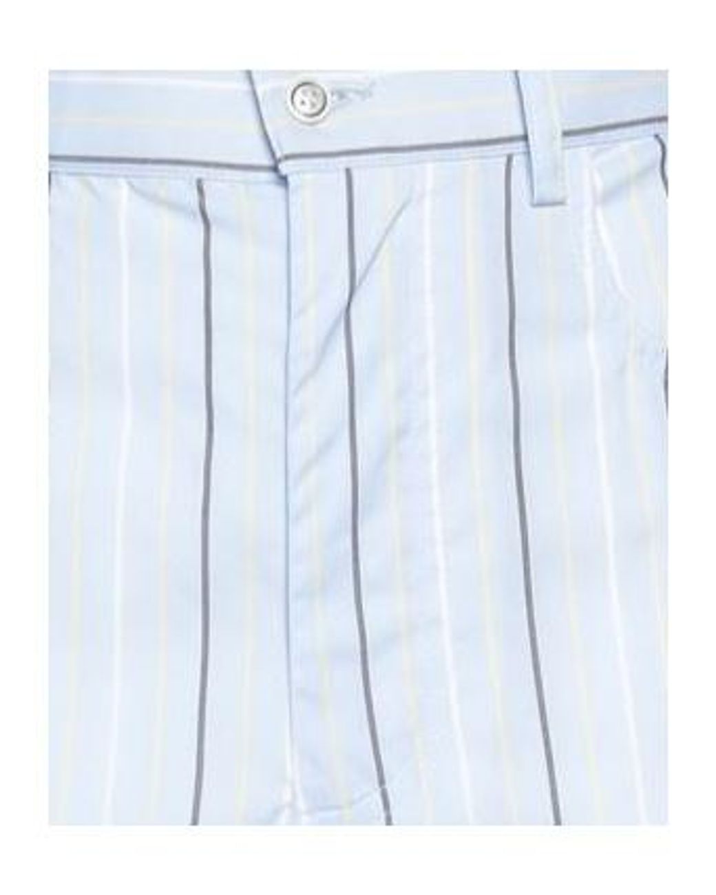 Marni Blue Loose Striped Trousers