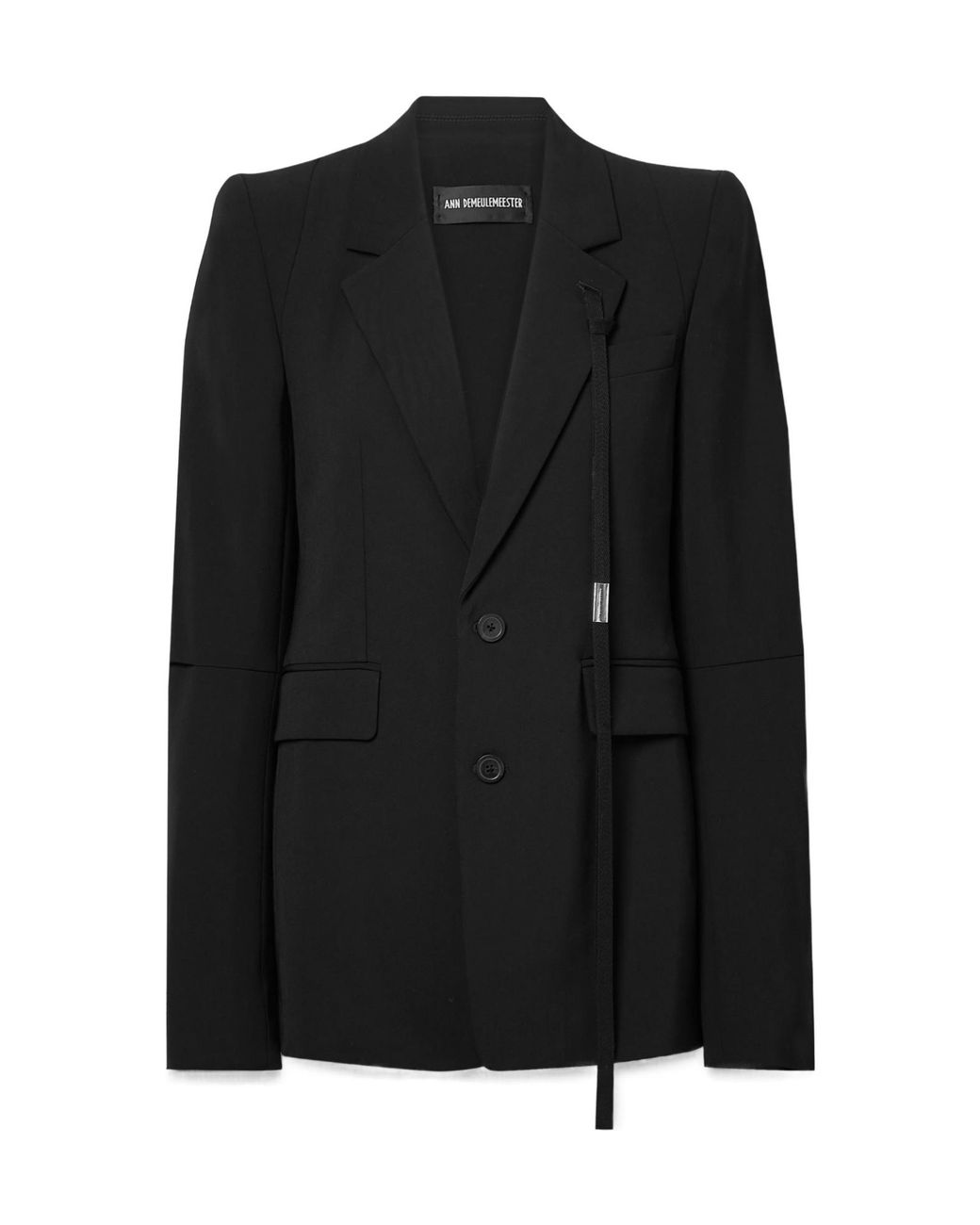 Ann Demeulemeester Black Rachele Twill Blazer