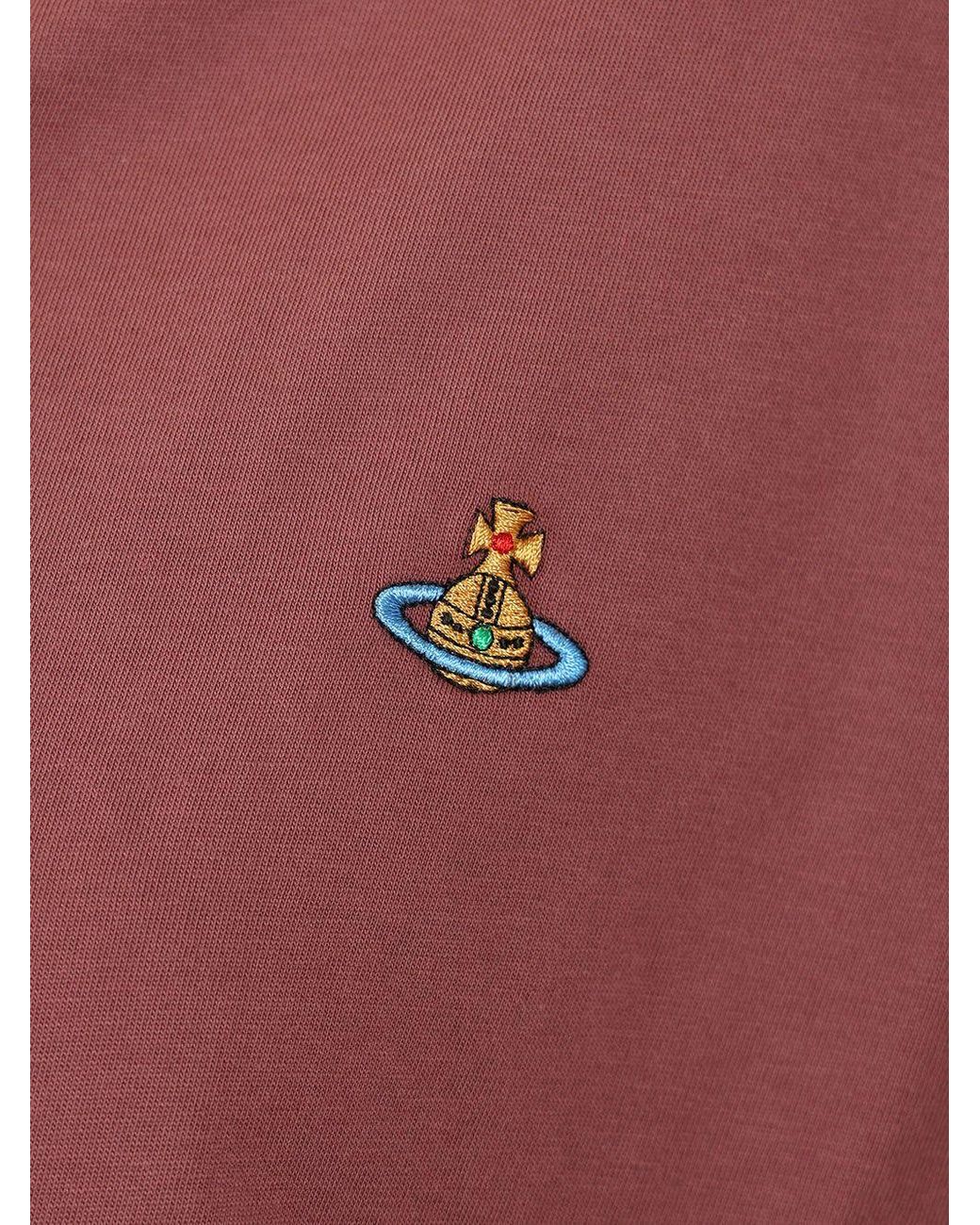 Vivienne Westwood Red Orb Logo Cap Sleeve Top