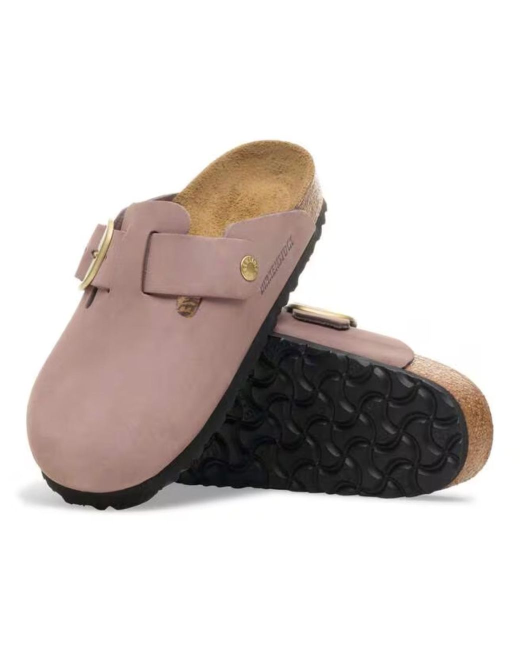 Birkenstock Brown Boston Big Buckle Sandals