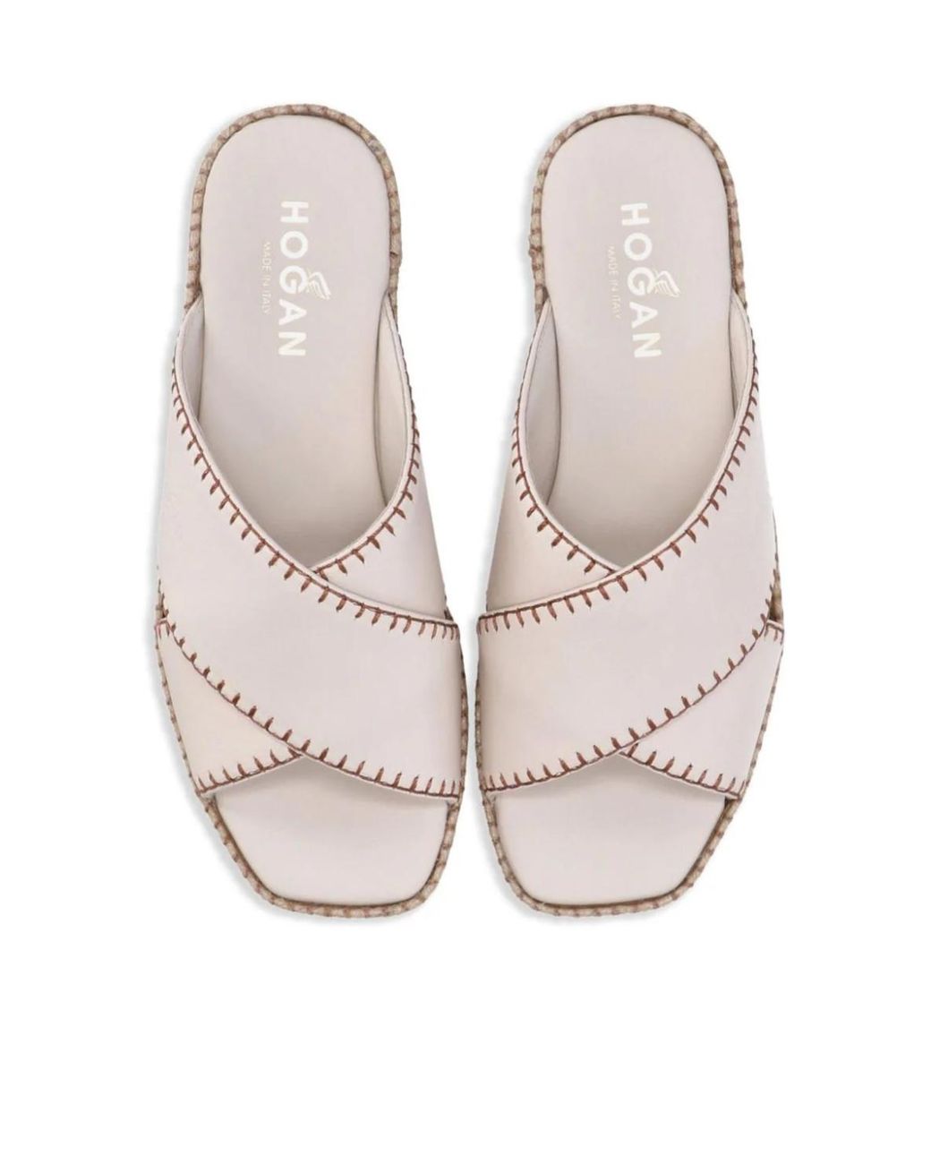 Hogan Multicolor H660 Square Toe Slides