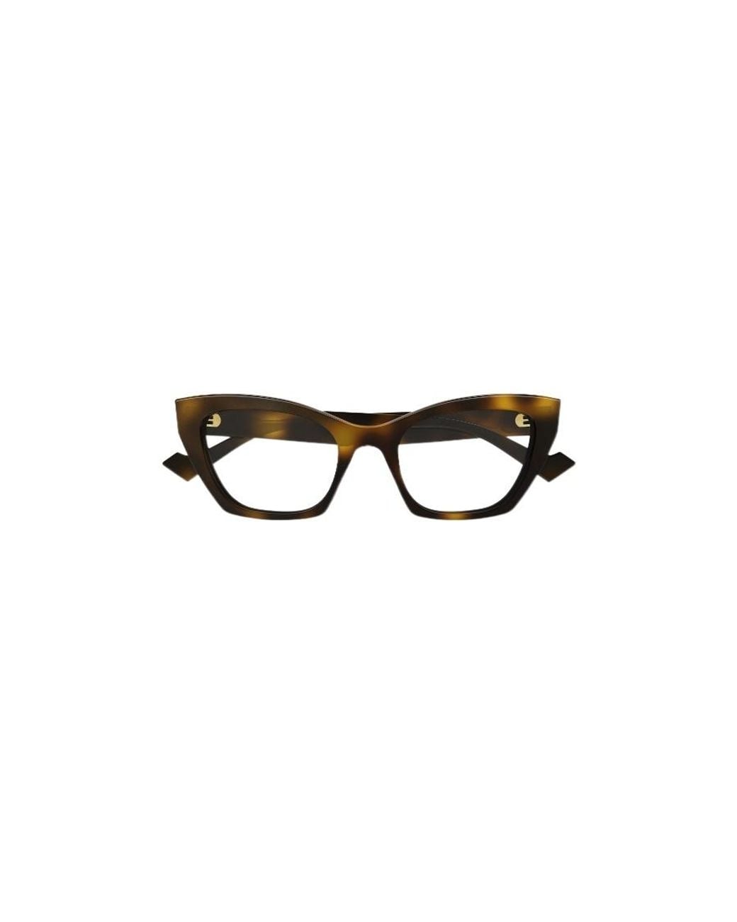 Gucci White Eyewear Cat-Eye Frame Glasses