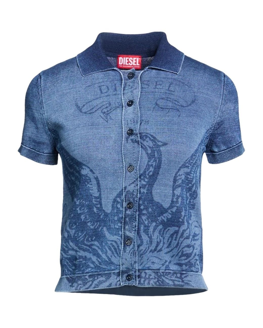 DIESEL Blue Printed Cardigans