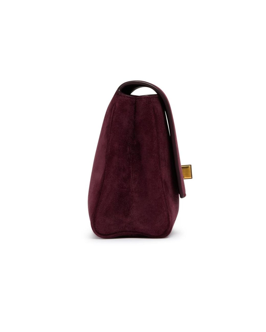 Khaite Purple Audrey Foldover Clutch Bag