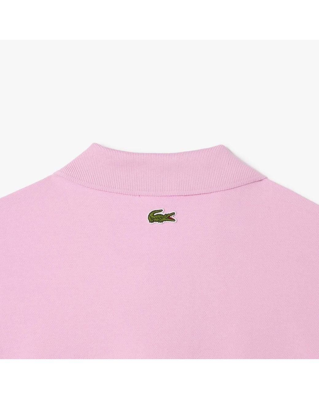 Lacoste Pink Casual Shortsleeve Top for men