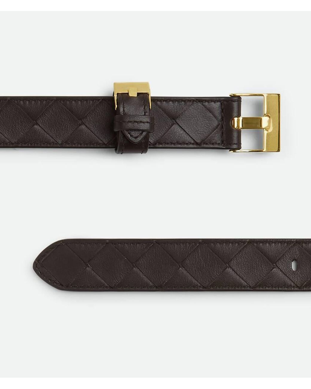 Bottega Veneta Black Watch Belt
