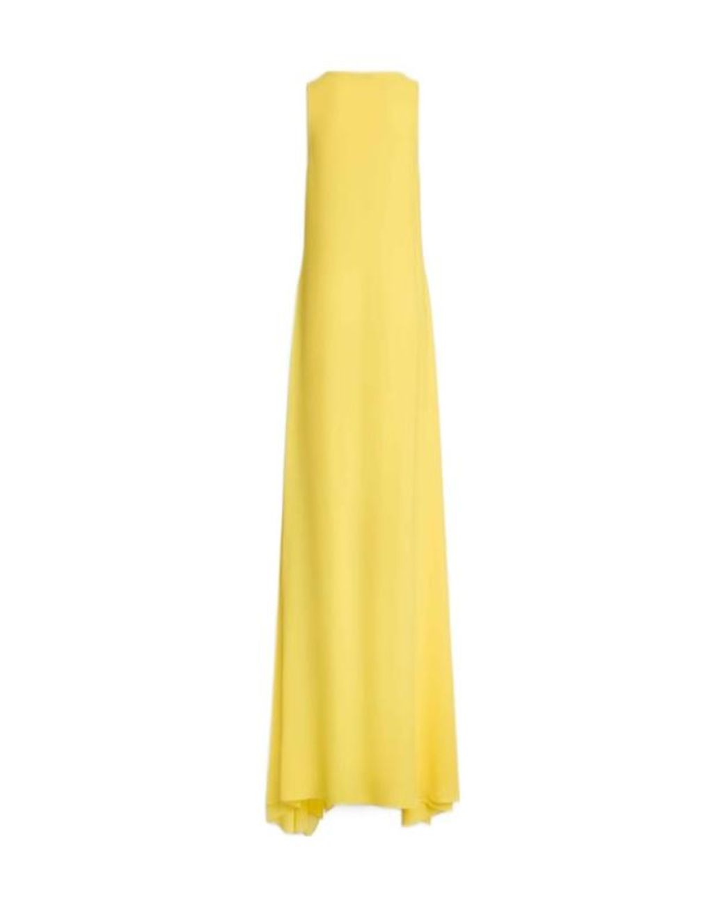 Alaïa Yellow Ruffled Maxi Dress