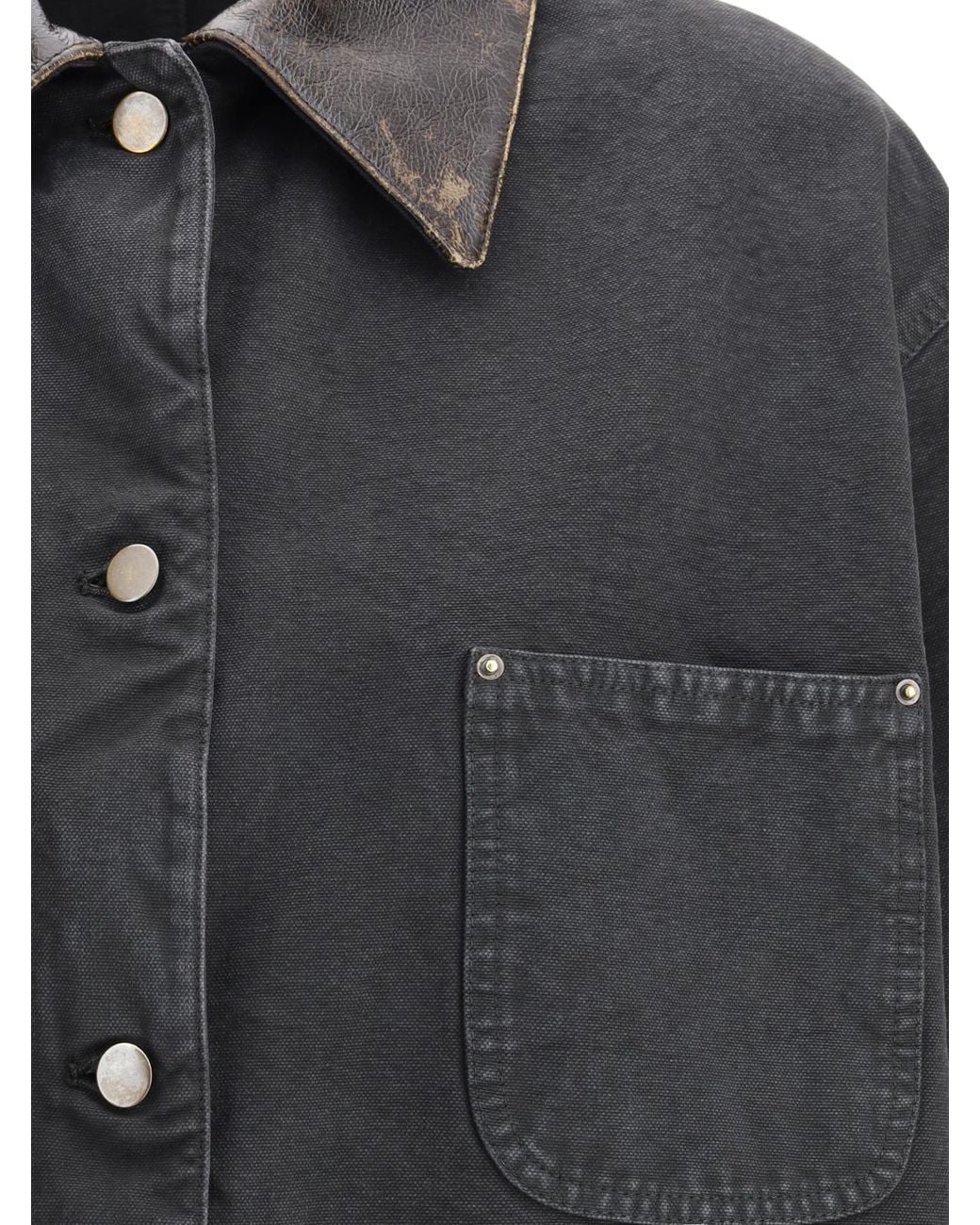 Prada Gray Long Sleeved Buttoned Jacket