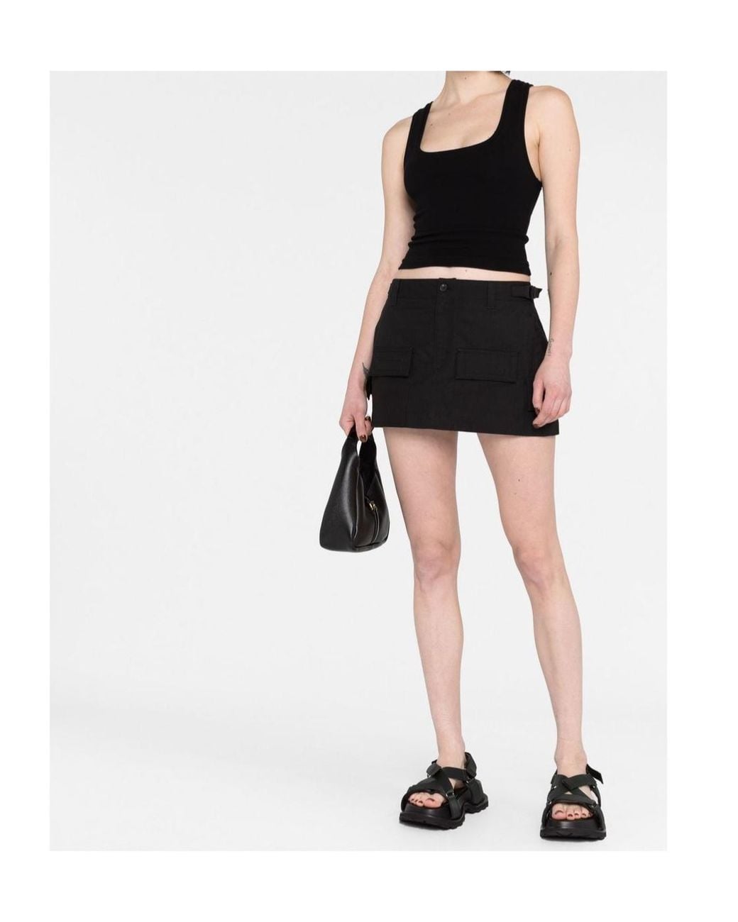 Wardrobe NYC Black Sleeveless Vest Top