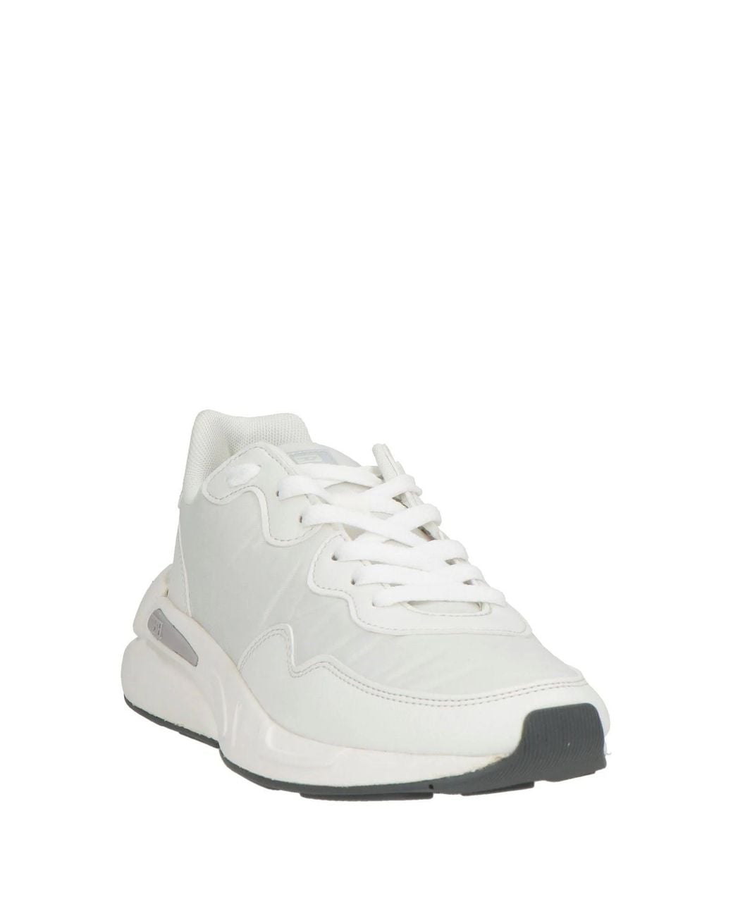 DIESEL White Minimalist Low-Top Sneakers for men